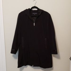 Anne Klein size Large polyester coat raincoat